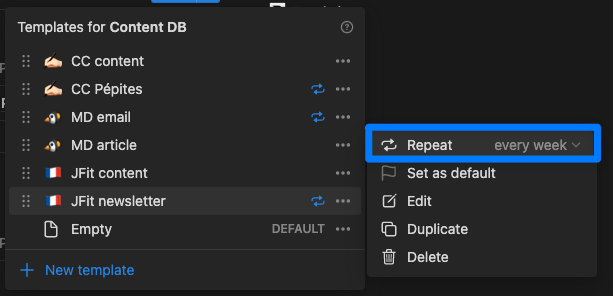 Travailler Avec Les Modèles Sur Notion — Créer Des Pages Pré-Remplies Automatiquement
