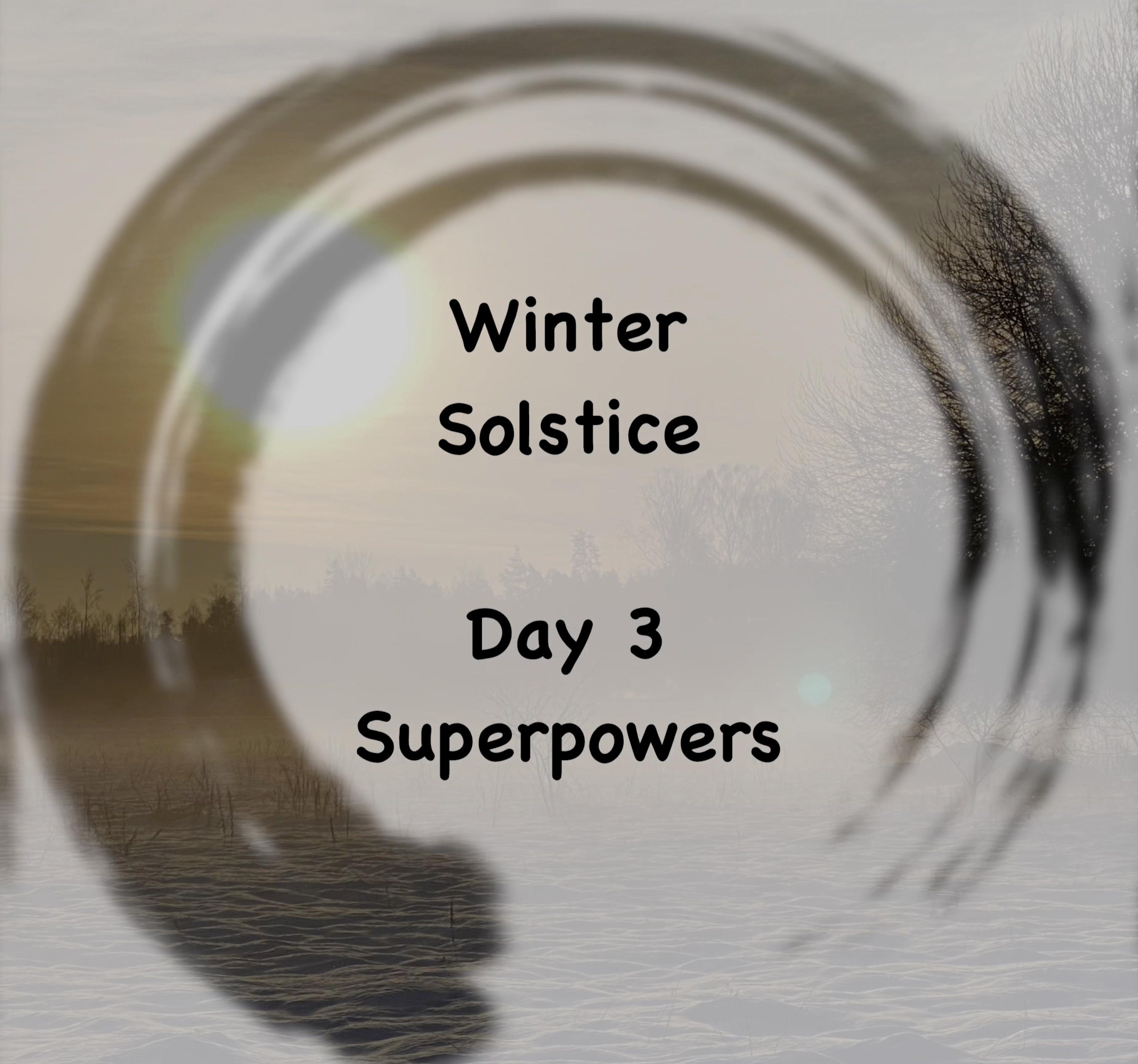 Taichifanflow: winter solstice daily meditation - day 3