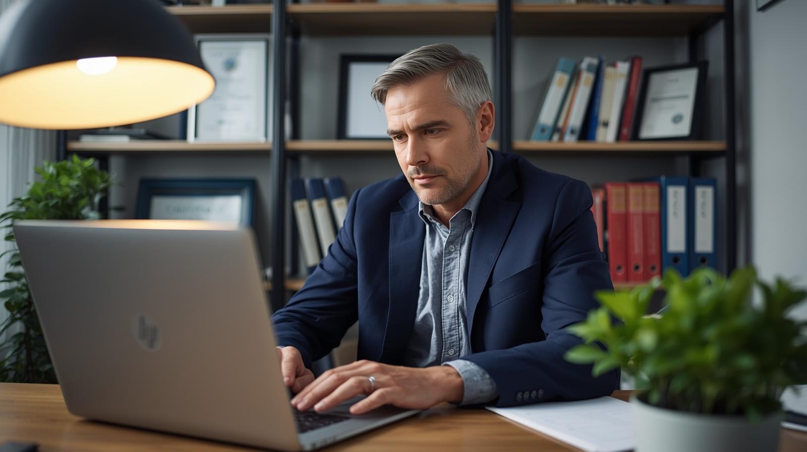 Compliance professional documenting GDPR procedures