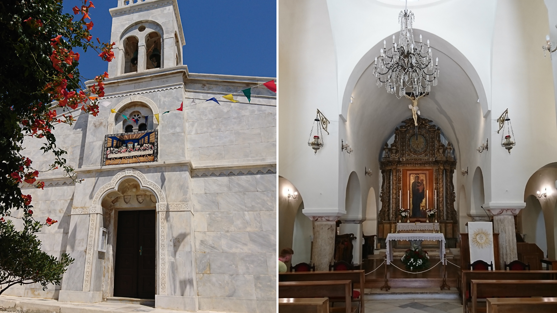 Catholic Cathedral Chóra Old Town Náxos