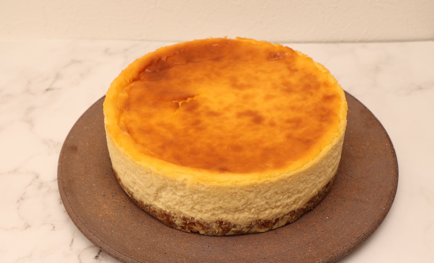バスクチーズケーキの断面