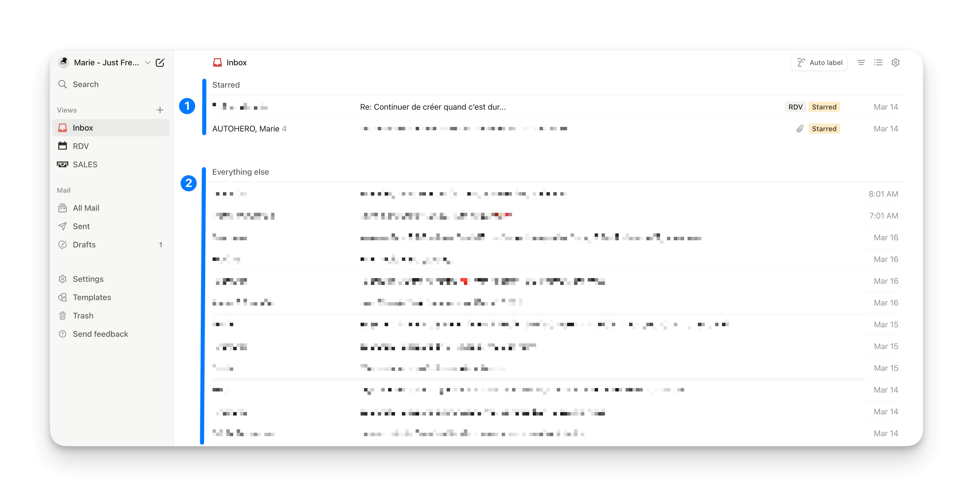 Comment organiser ses emails sur Notion Mail