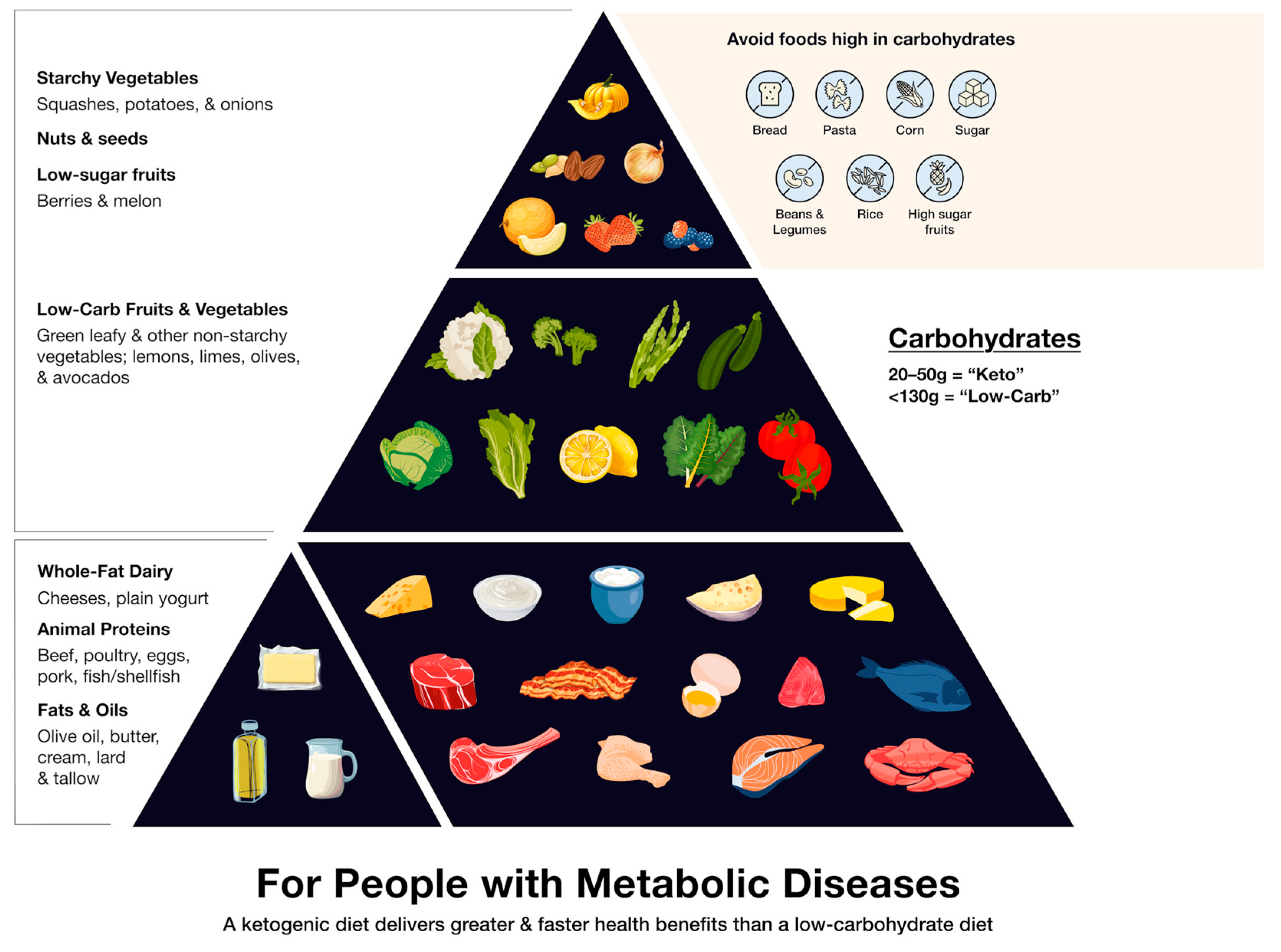 Une pyramide alimentaire lowcarb enfin validée par la science