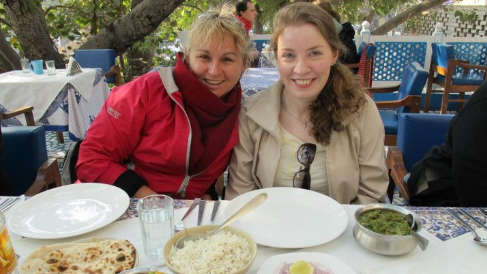 Marilyn & Maria Christmas Day Lunch - Agra Rajasthan