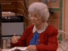 Sophia Golden Girls Write Down List