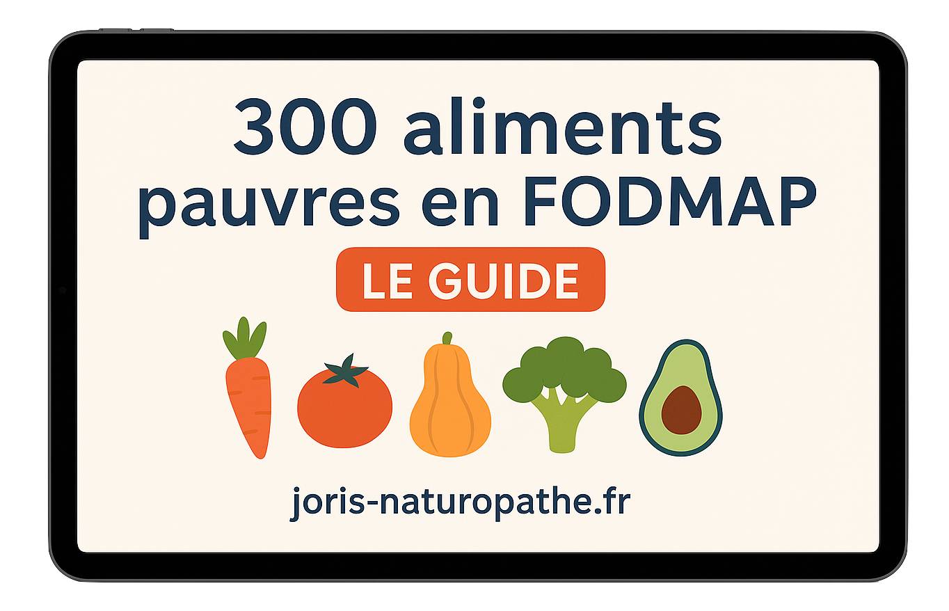 300 aliments pauvres en FODMAP pff