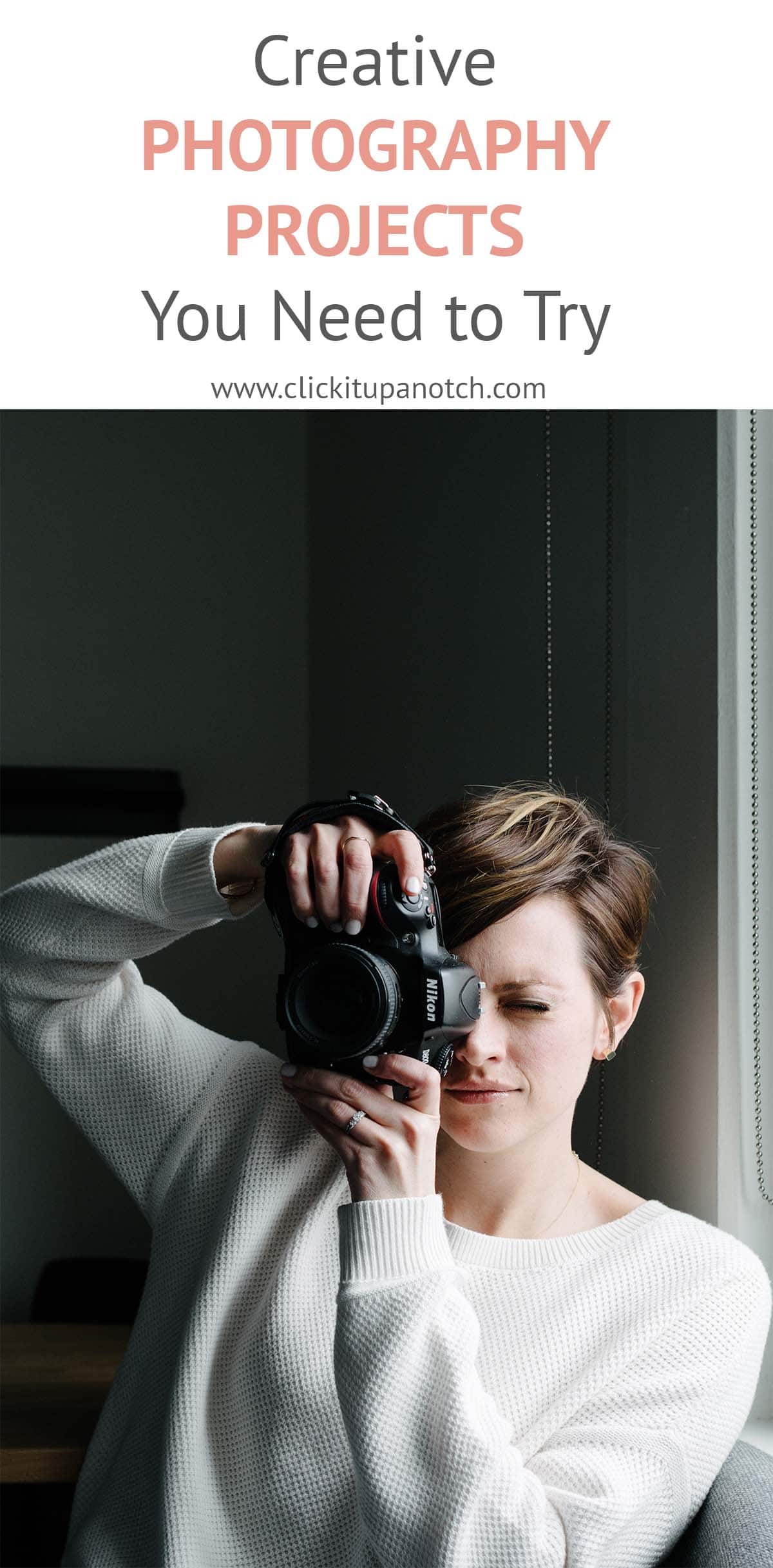 Must-try photography projects to try! Such create photography projects ideas to improve your photography.