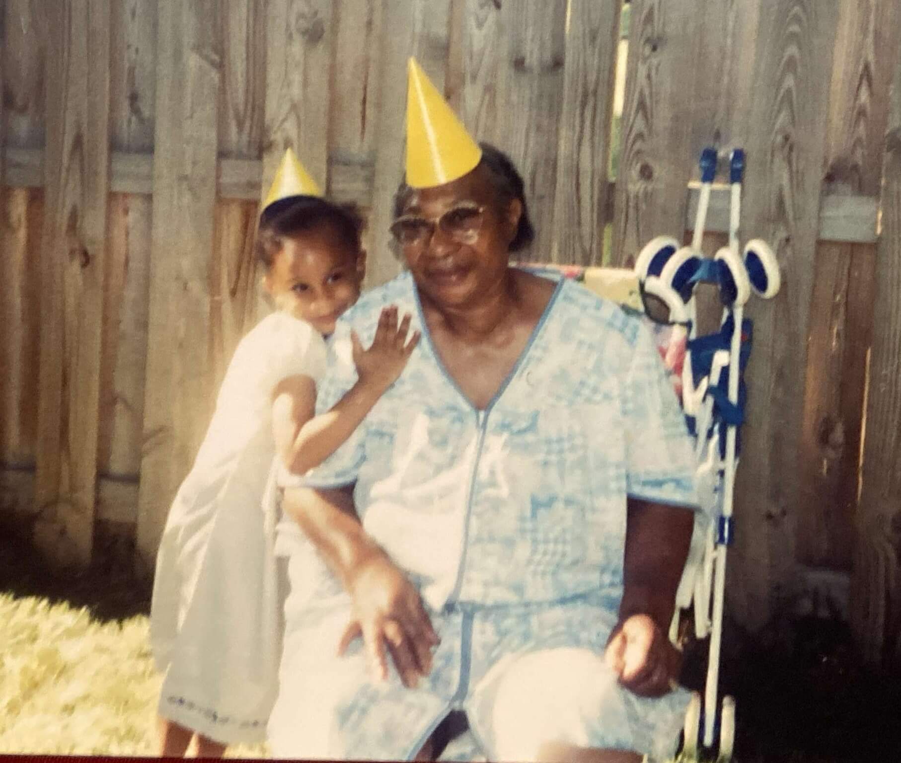 Ruby Harvey with grandaughter Mya Rochon