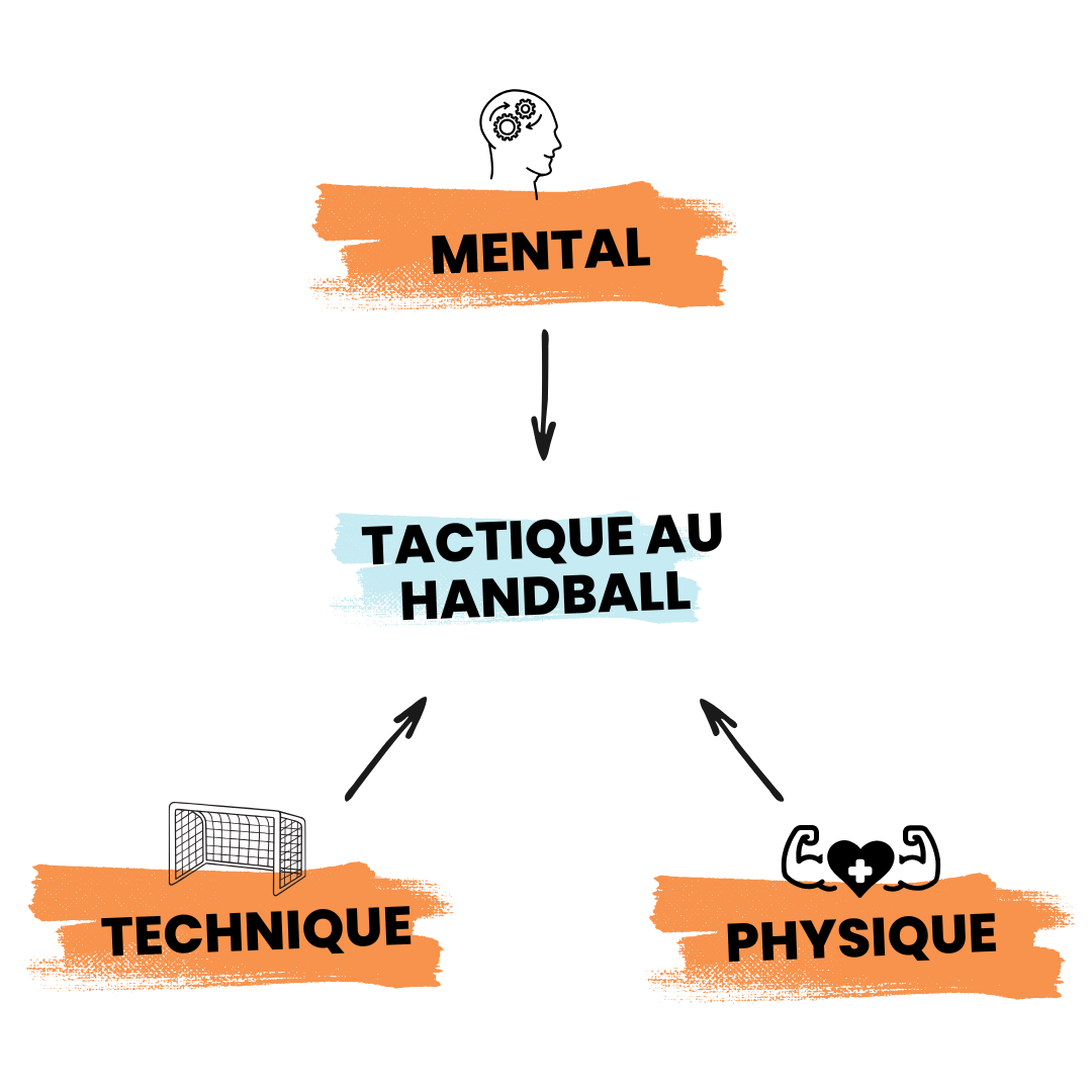 Importance du travail physique, technique et mental pour la tactique au handball