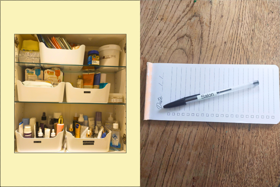 Étiquettes de rangement pour identifier facilement le contenu des bacs et tiroirs : un repère simple pour retrouver et ranger chaque chose plus facilement.