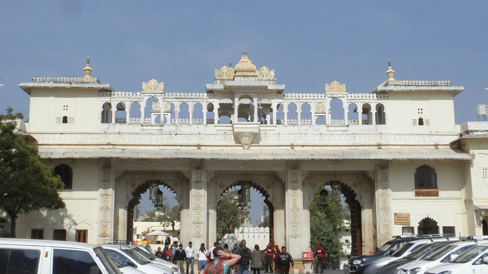 Exit Gates from The City Palace Udaipur Rajasthan
