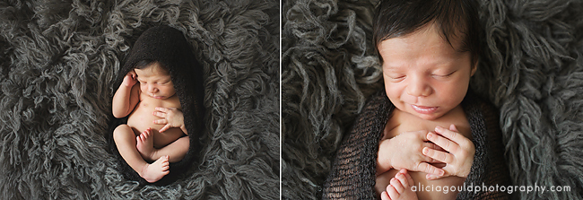 how to wrap a newborn baby for photos