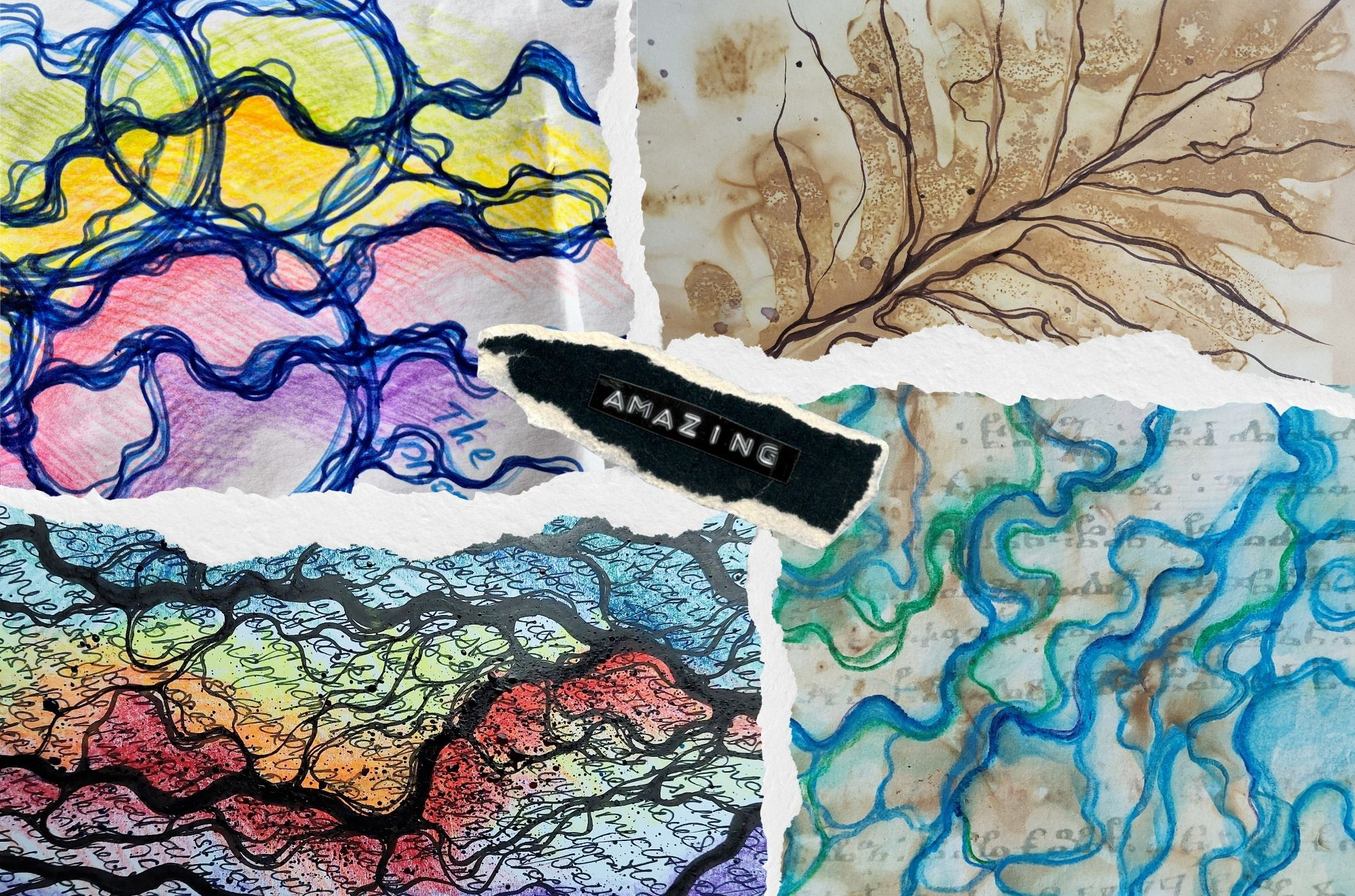 Neuro Arts drawing by hand for focus and calm