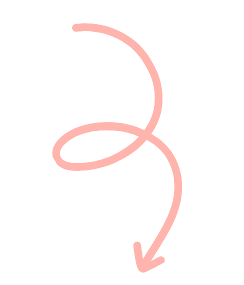 arrow looped downward 