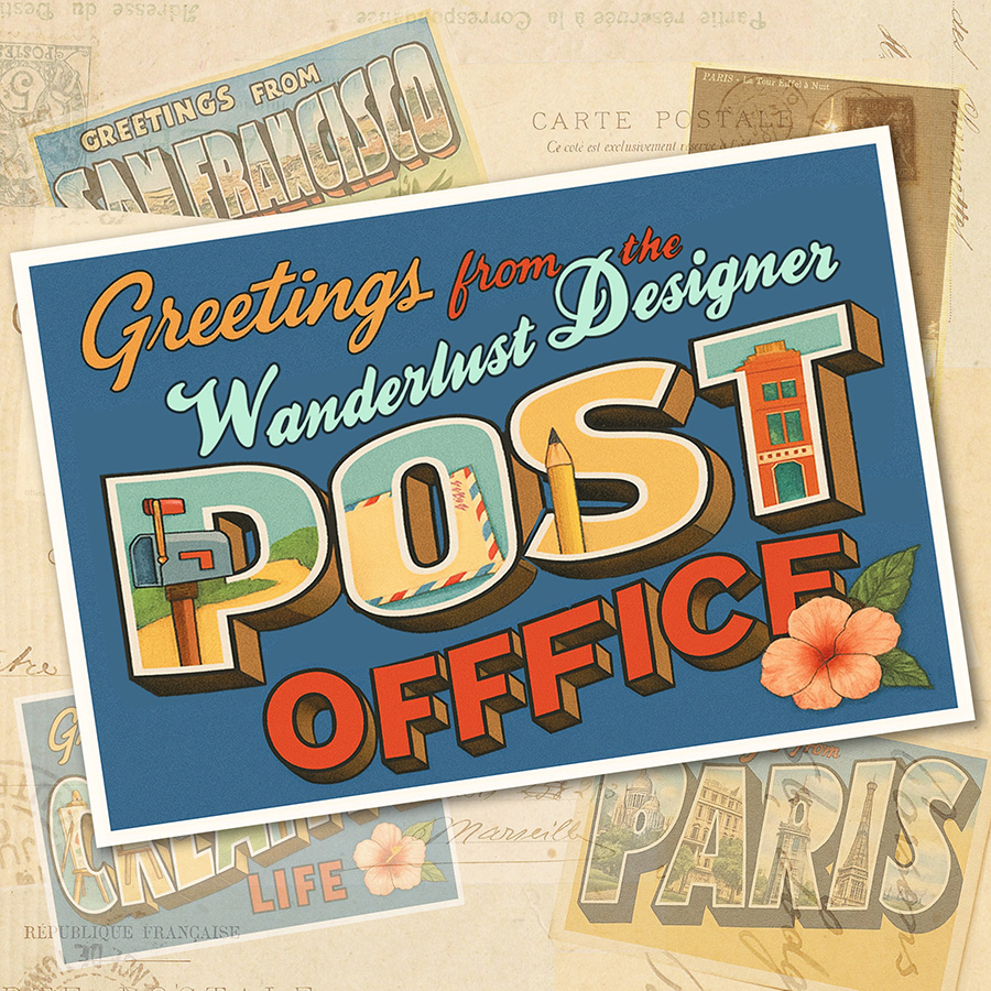 Wanderlust Designer Post Office