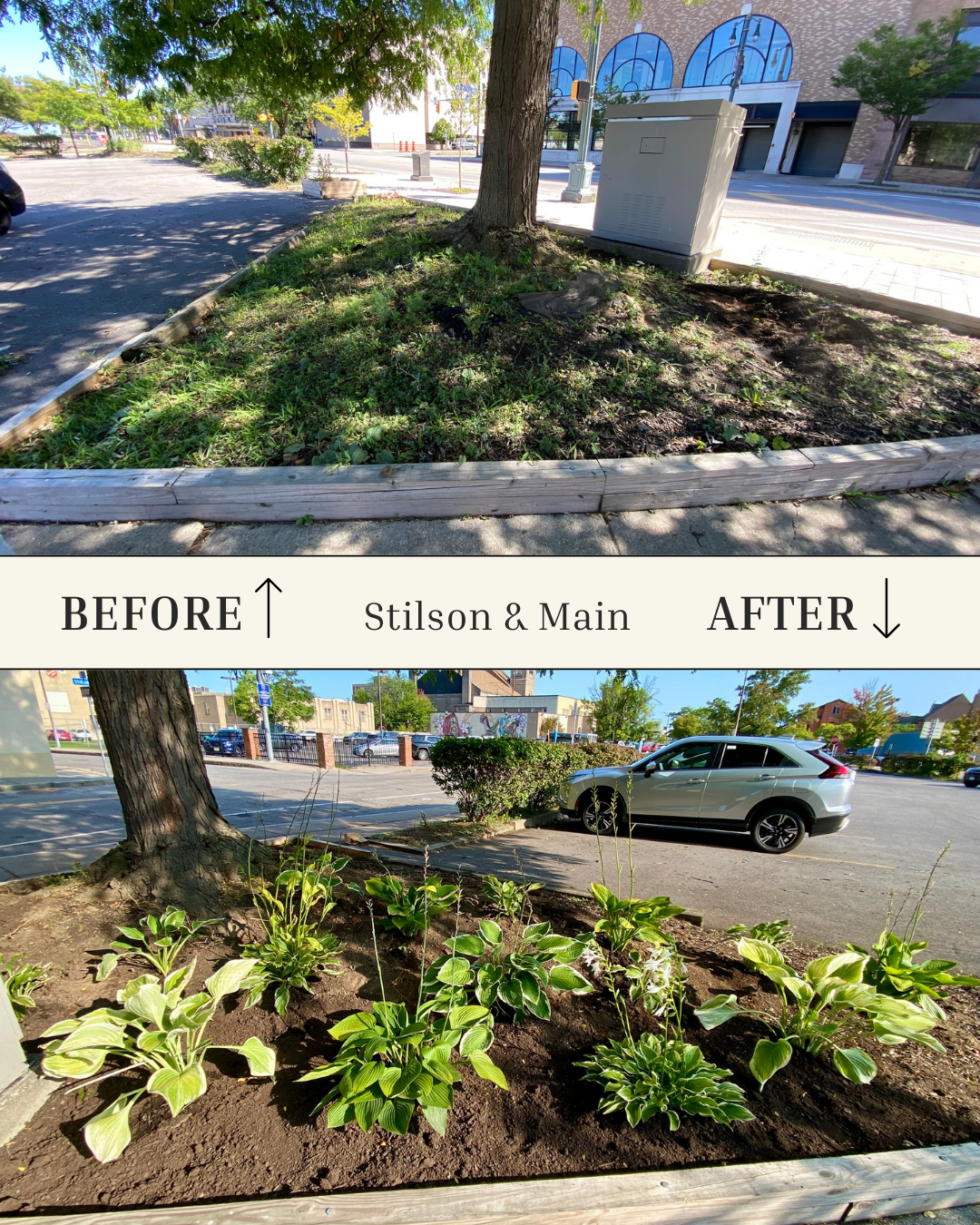 Stilson and Main Before and After