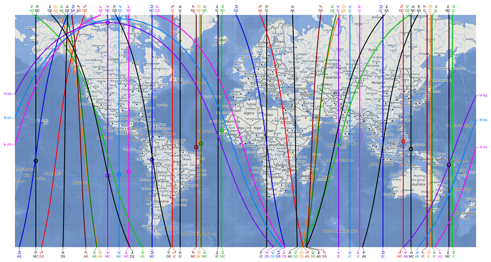 Guide pour comprendre l’astrocartographie et l’influence des lieux sur la vie