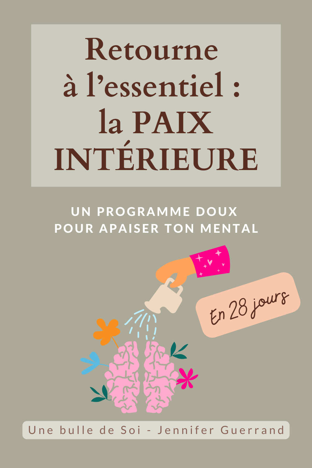 Dégommer ses pensées limitantes calme sérénité d'esprit