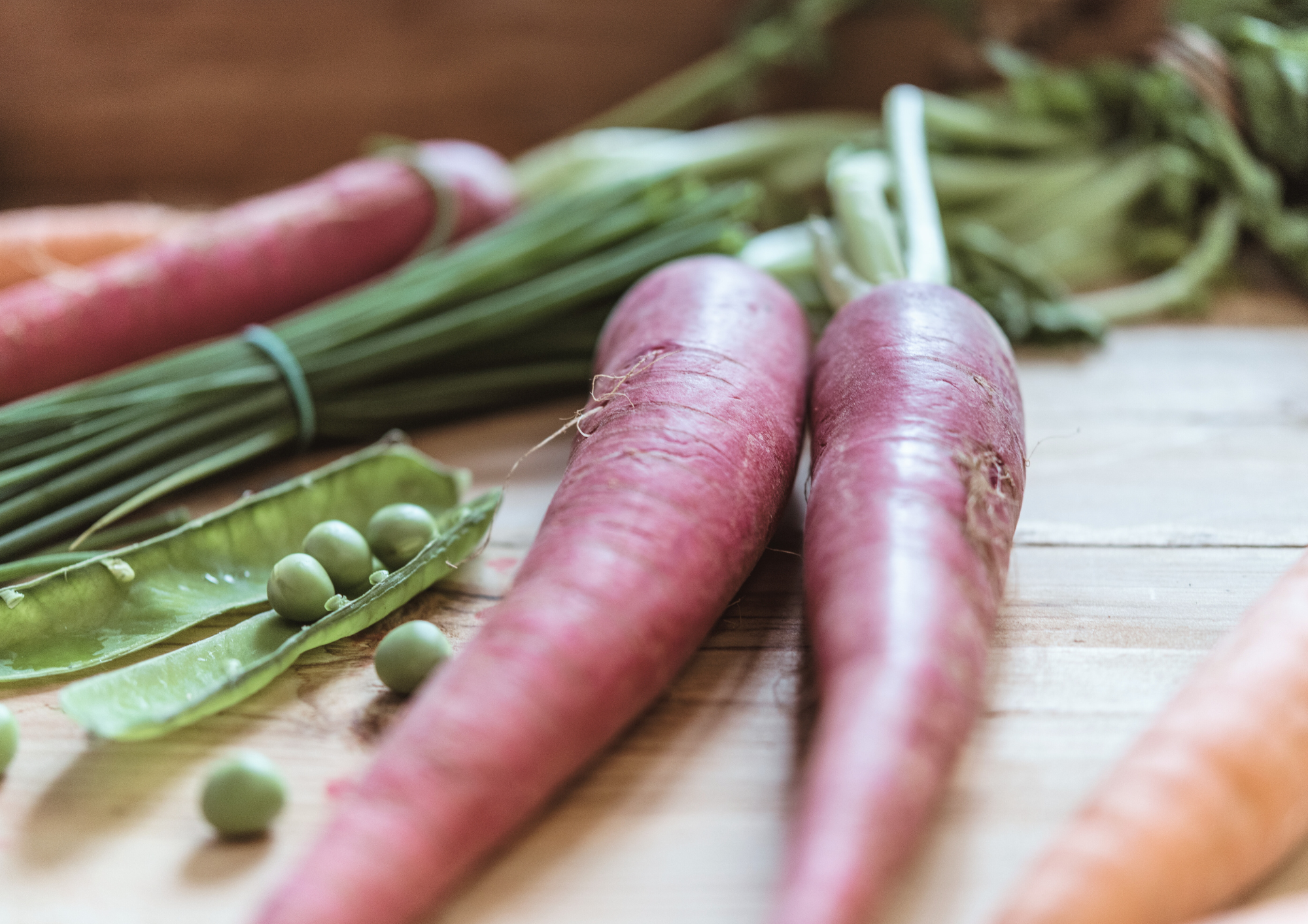 Des carottes issues d'une agriculture biologique