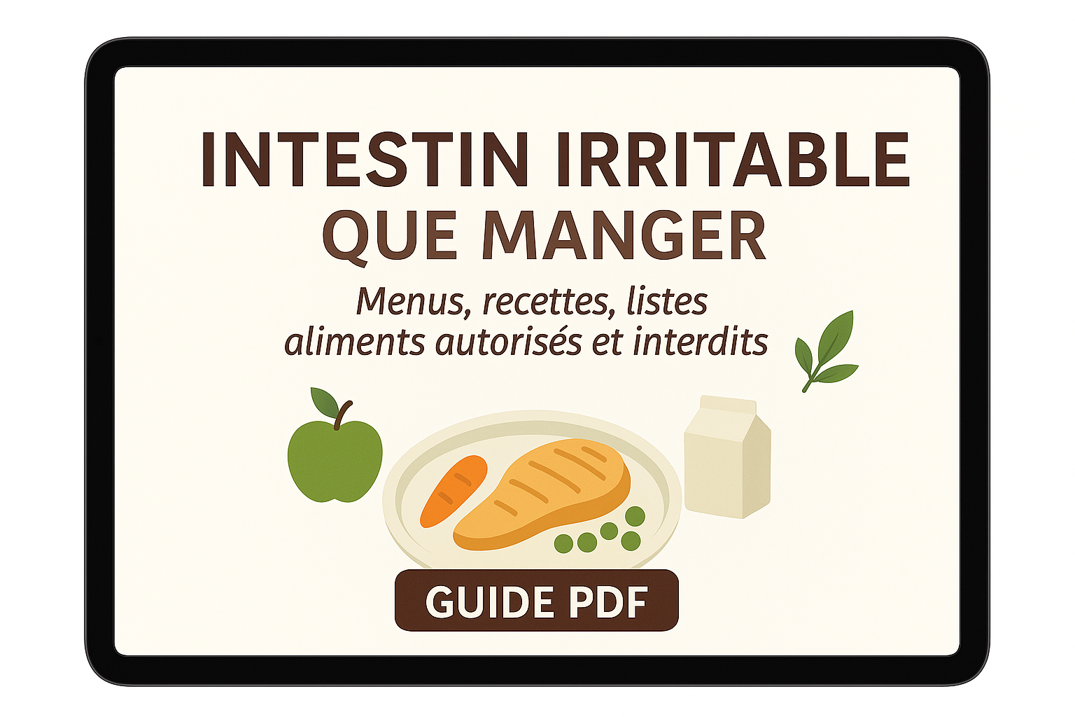 intestin irritable que manger