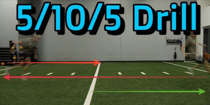 pro agility / 5-10-5 agility drill