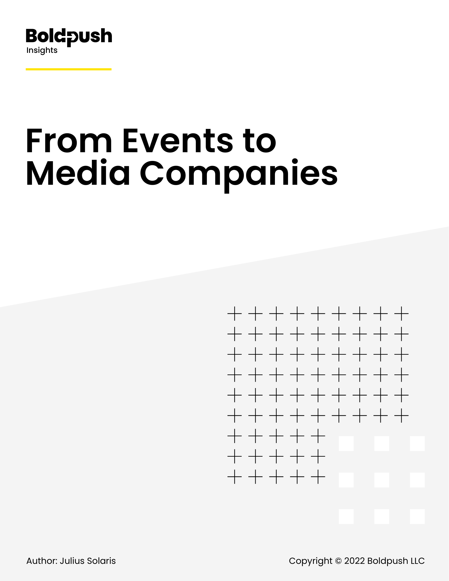 From Events to Media Companies