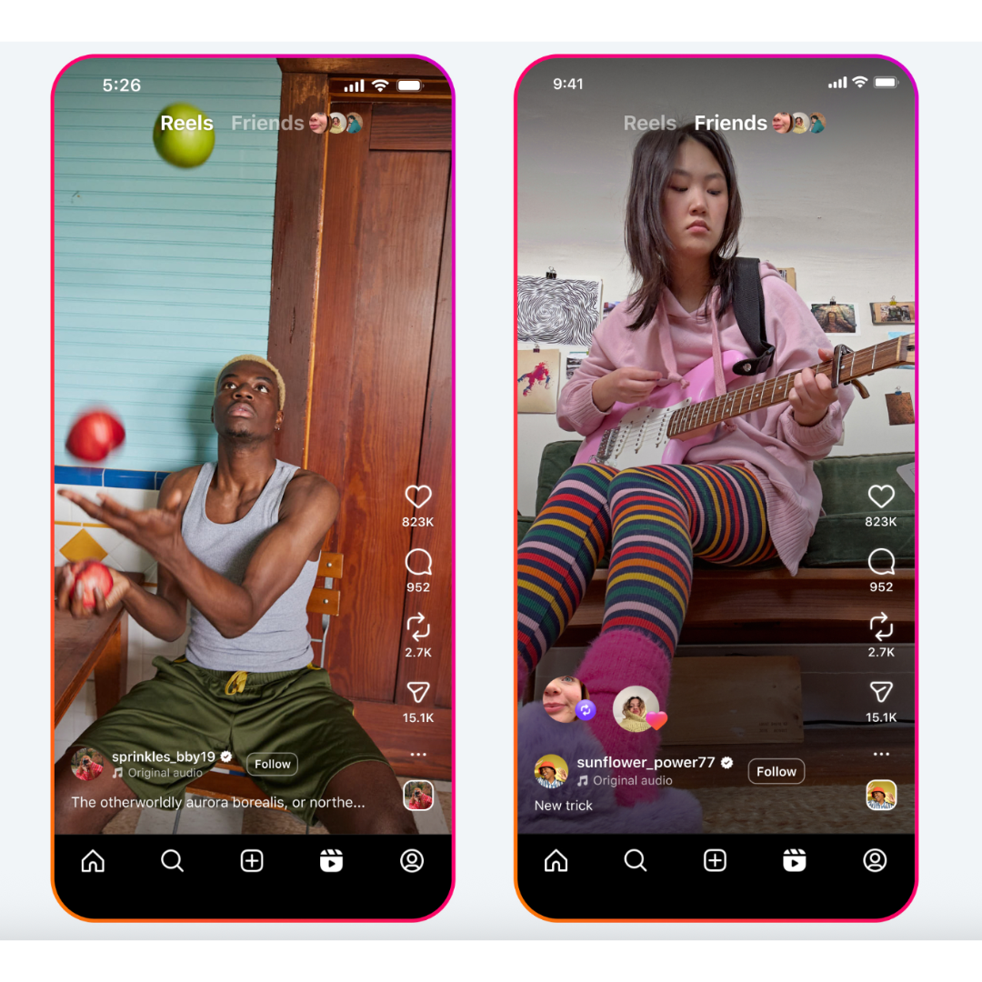 IG friends tab example