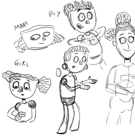 Characters becoming more locked in design