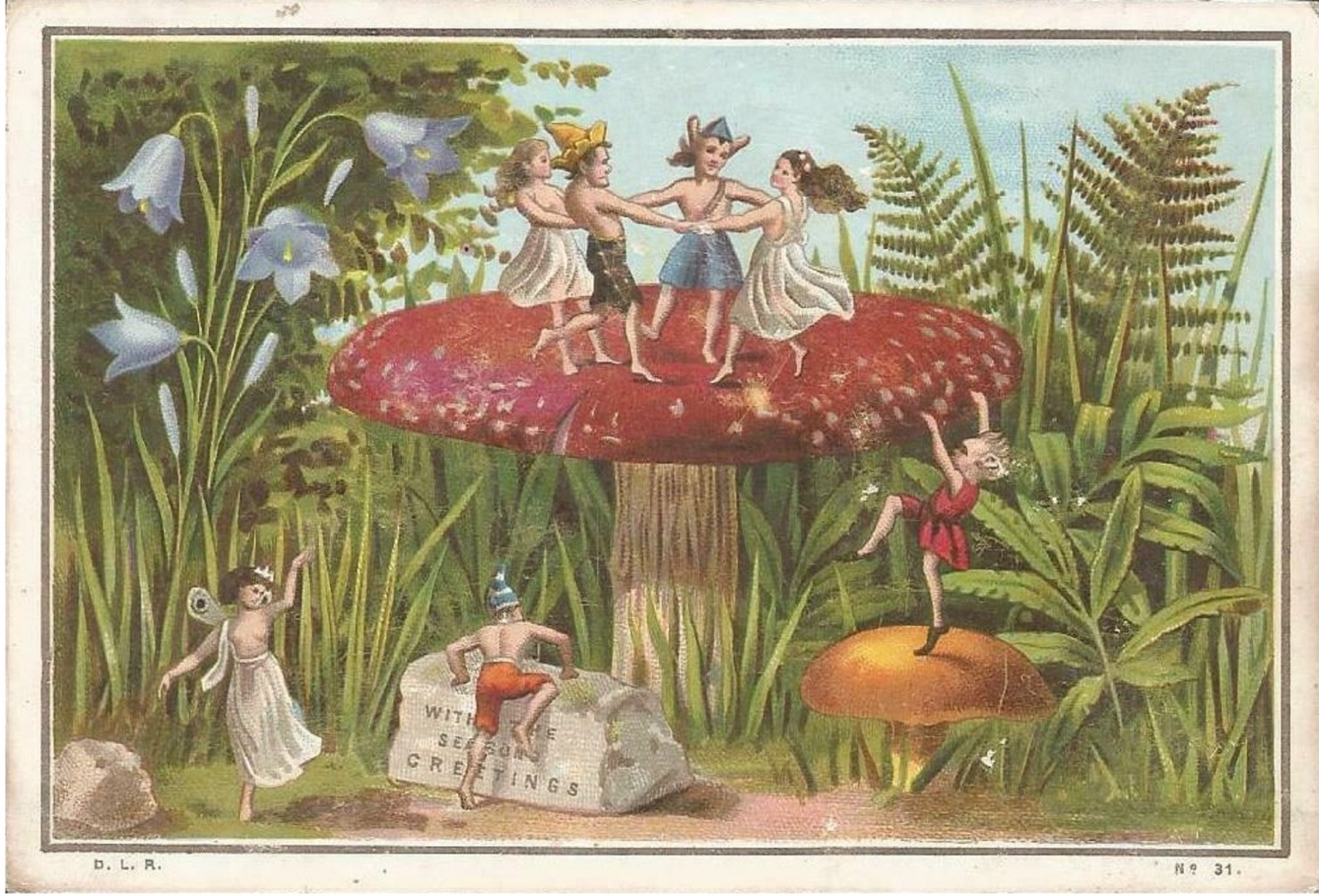 Vintage fairy art