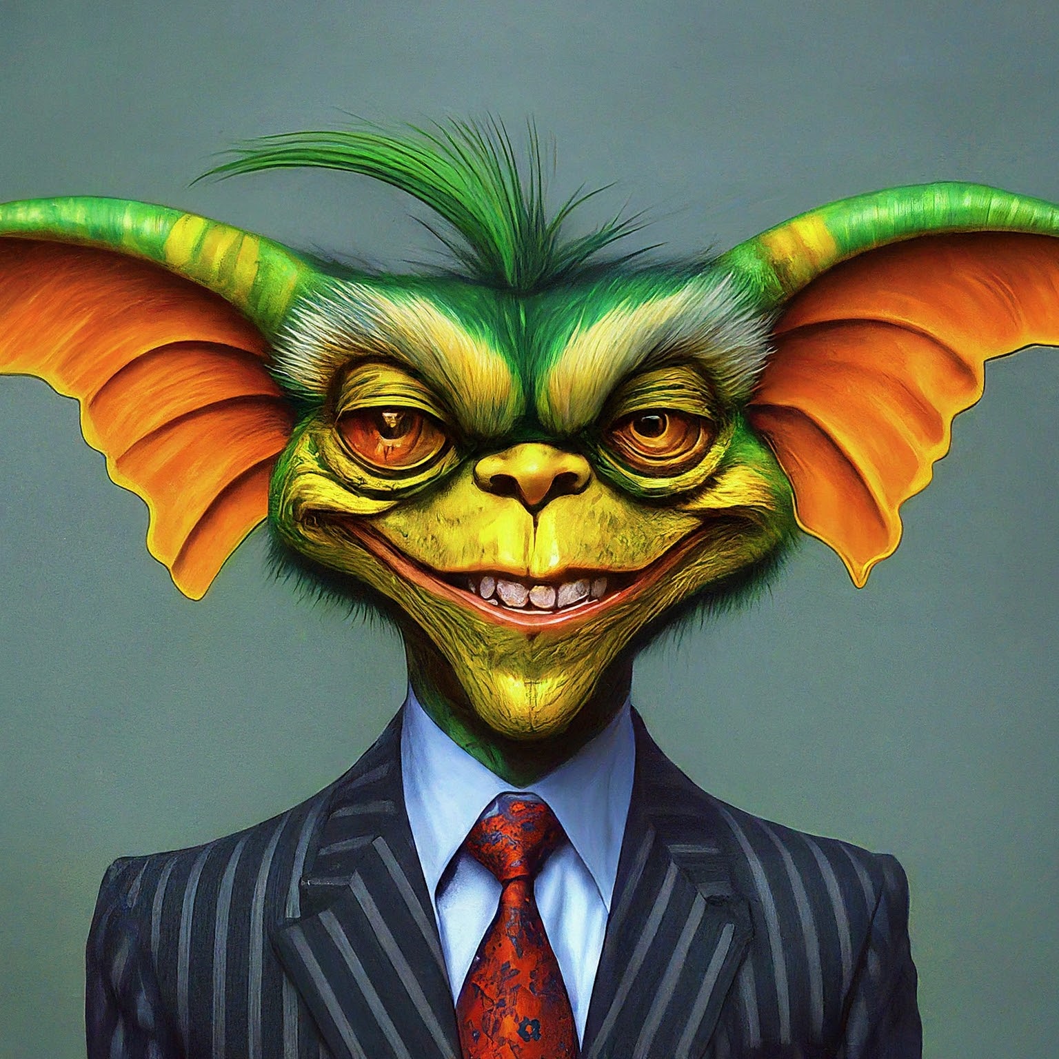 Gremlin in suit.