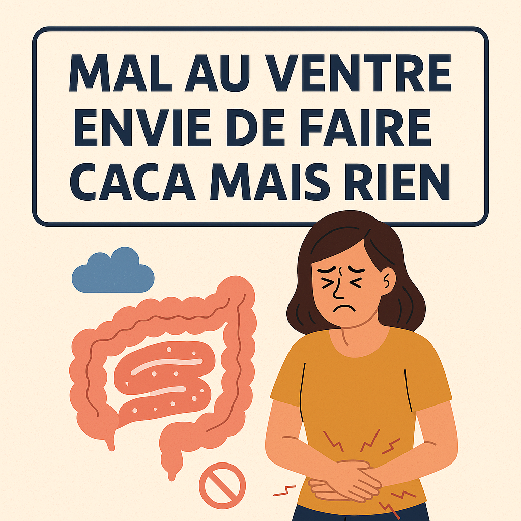 Mal au ventre, envie de faire caca mais rien ne sort : 5 remdes immdiats