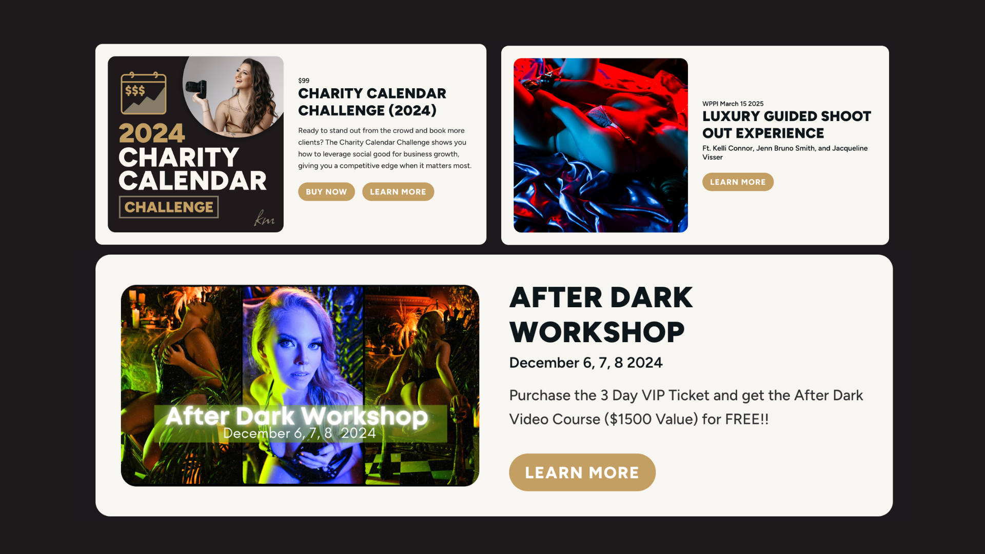 Kelli Connor Resources and Upcoming Workshops