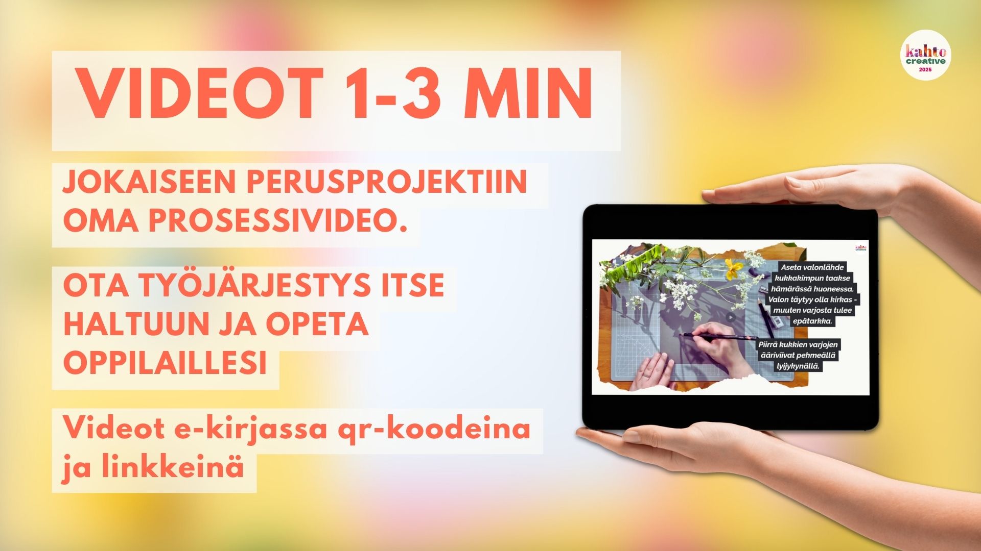 Videot antavat varmuutta kuvataideopetukseen.