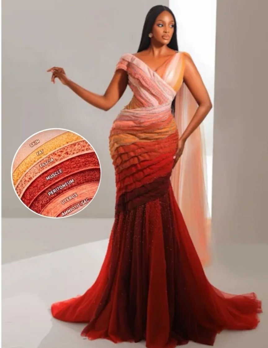 Miss Uganda 2026 7 layers of c-section by color