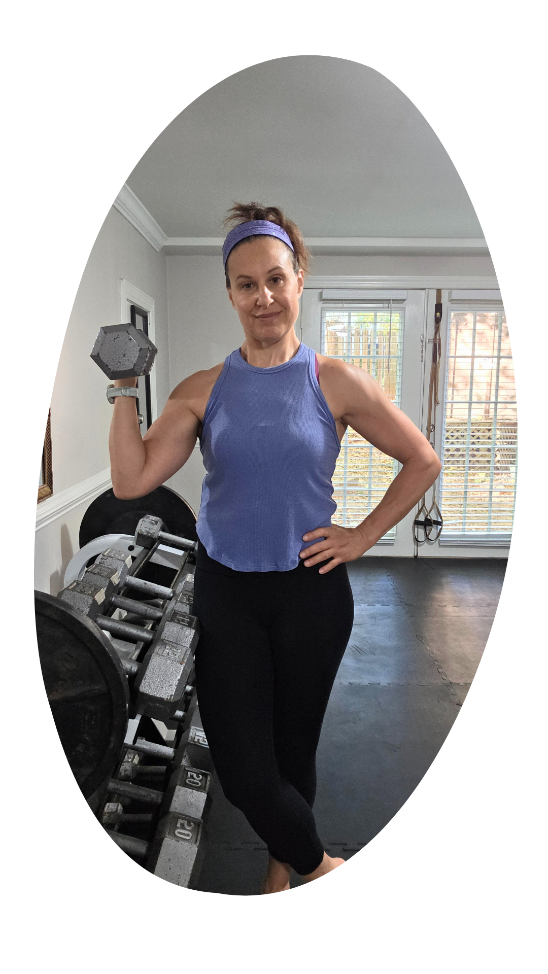 Strong and confident midlife woman representing sustainable fat loss success.