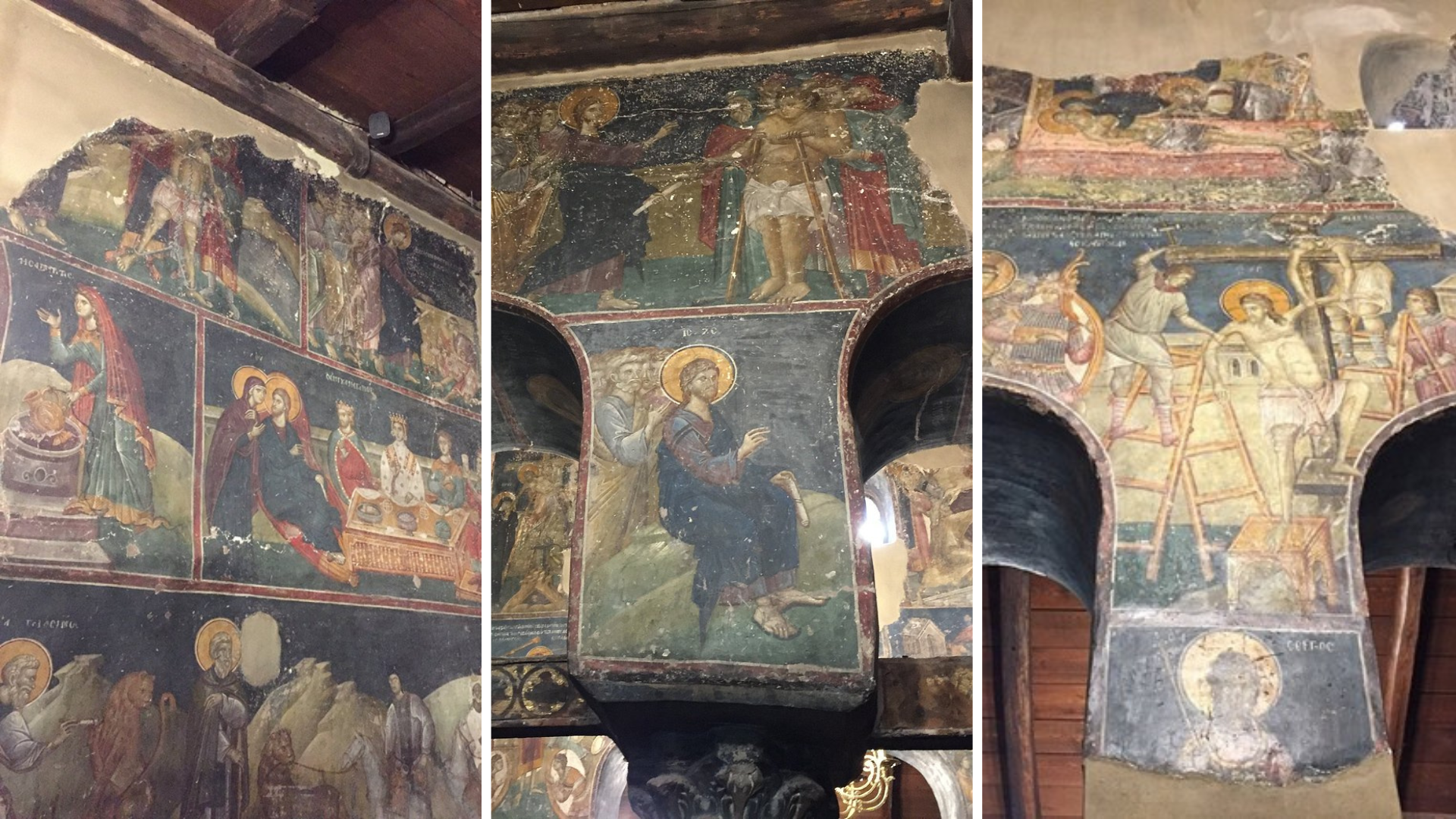 Frescoes St. Nicholas Orphanos Church - Ano Poli