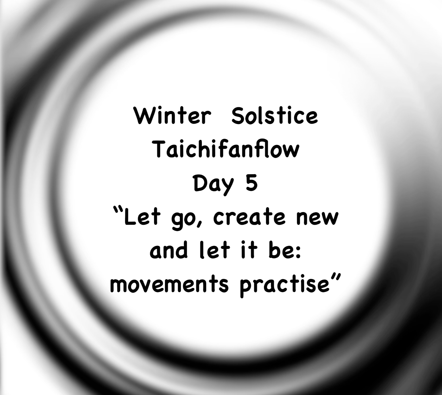 Taichifanflow: winter solstice daily practice - day 5