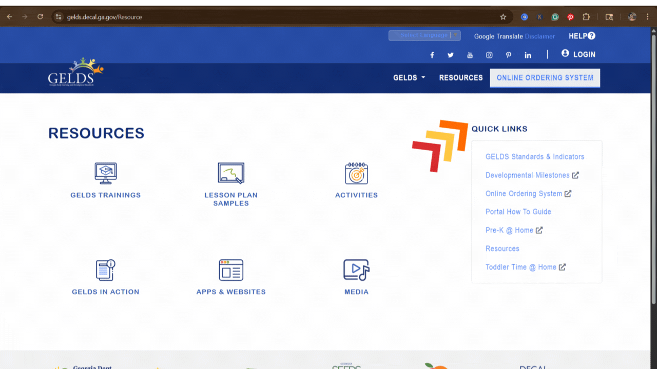 Order Early Childhood Curriculm Materials Step 2
