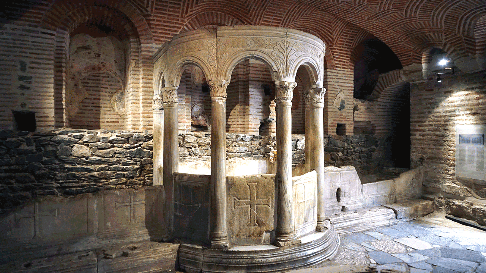 Greece | Thessaloniki Church of Saint Demetrios  Catacombs