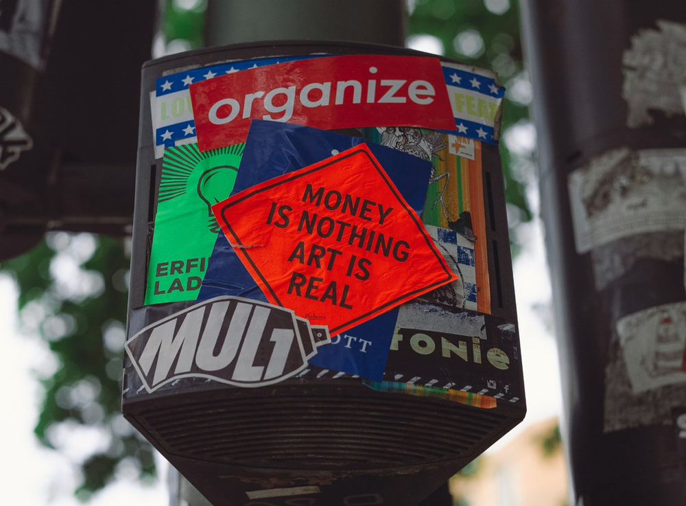 money is nothing art is real