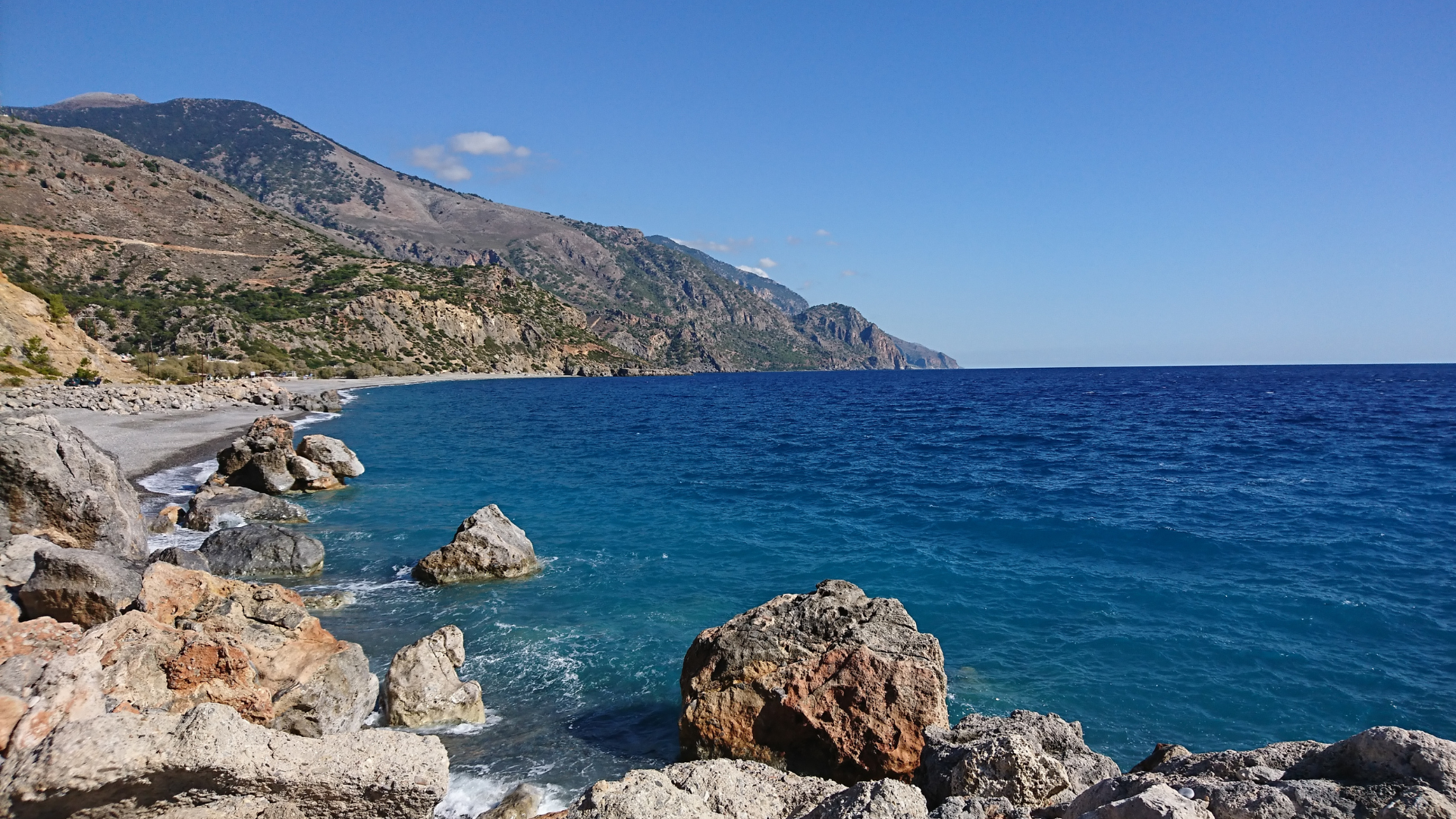 Sougia Beach, Southwestern Crete, Greece
