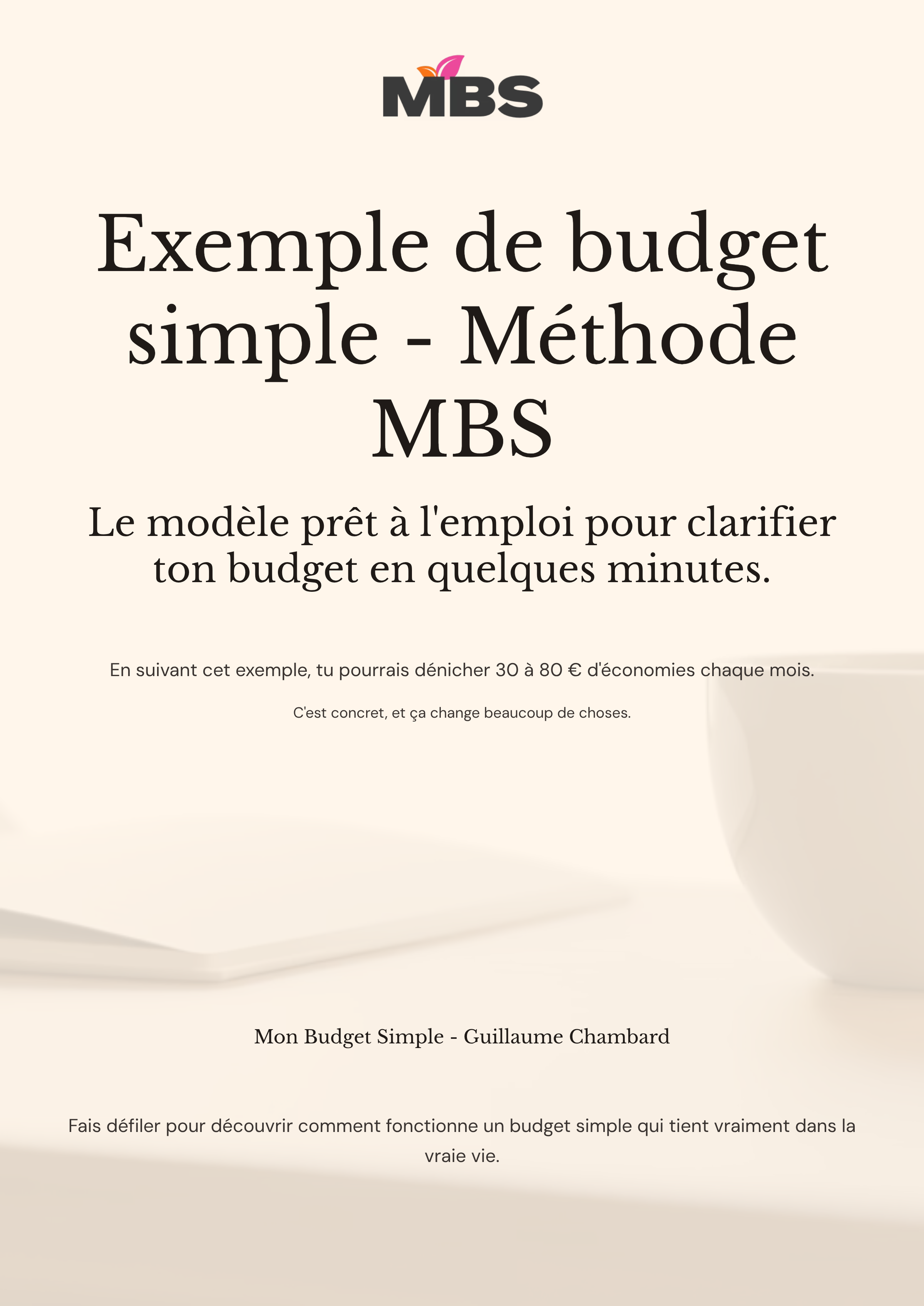 mini guide exemple de budget