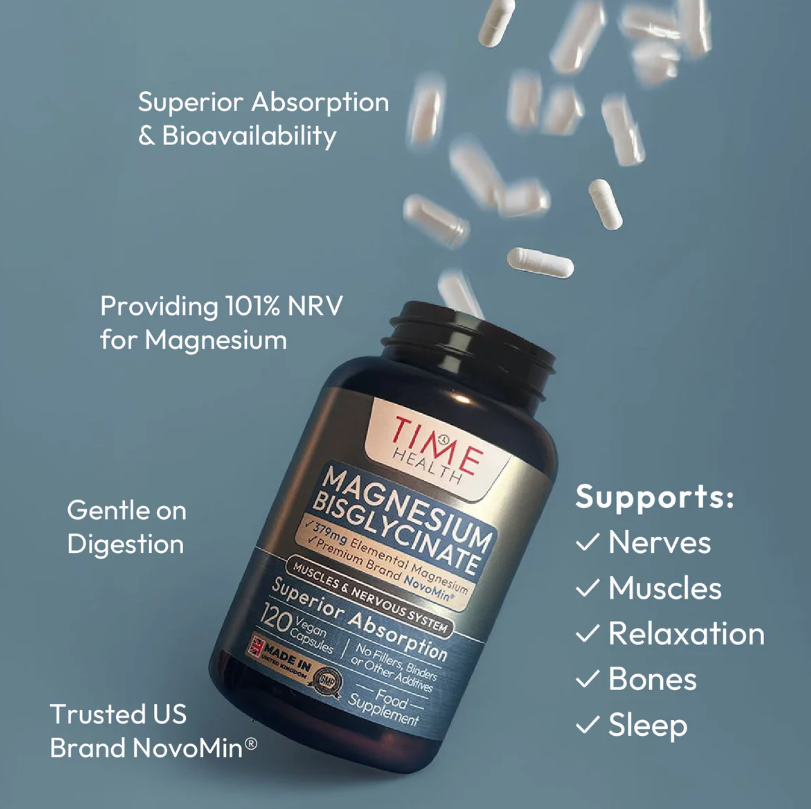Time Health Magnesium Glycinate Supplement