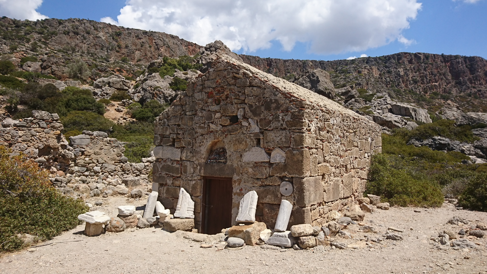 Church of Panagia Lissos, Crete Greece