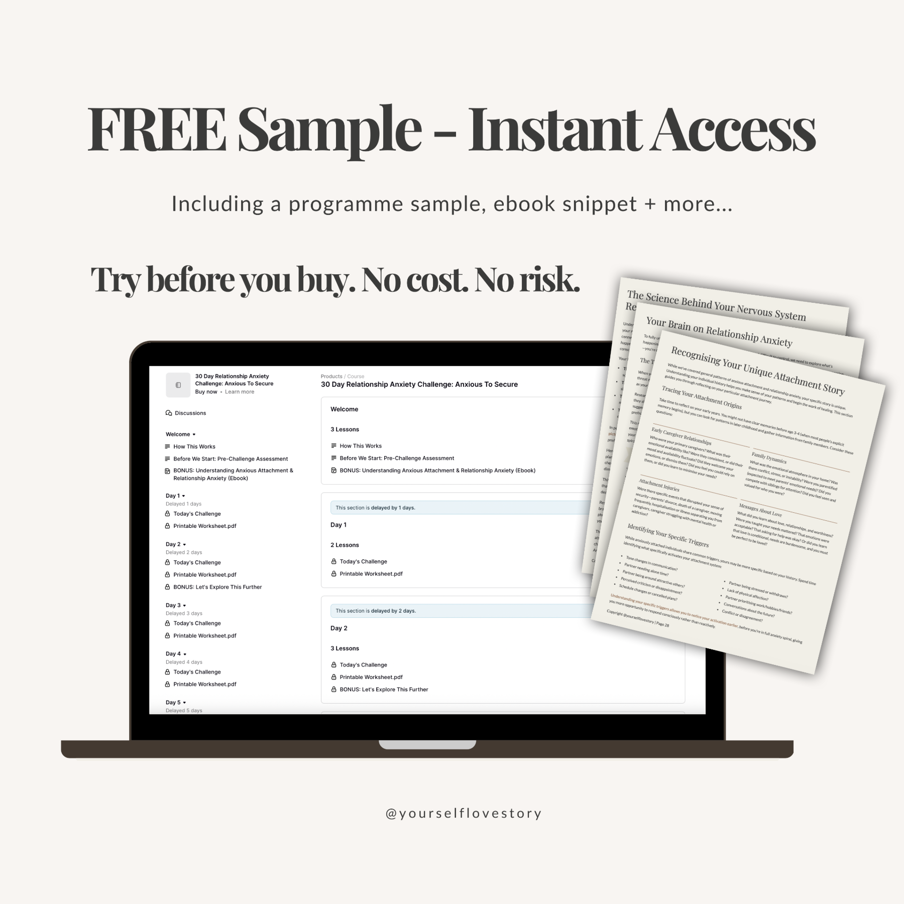 Relationship Anxiety Challenge - Free Sample