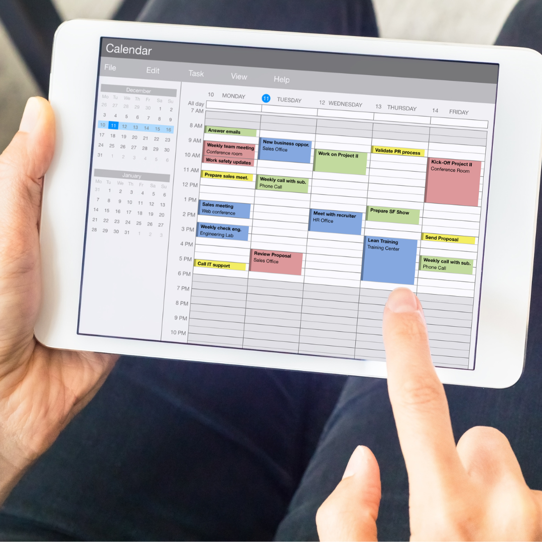 time management blocks