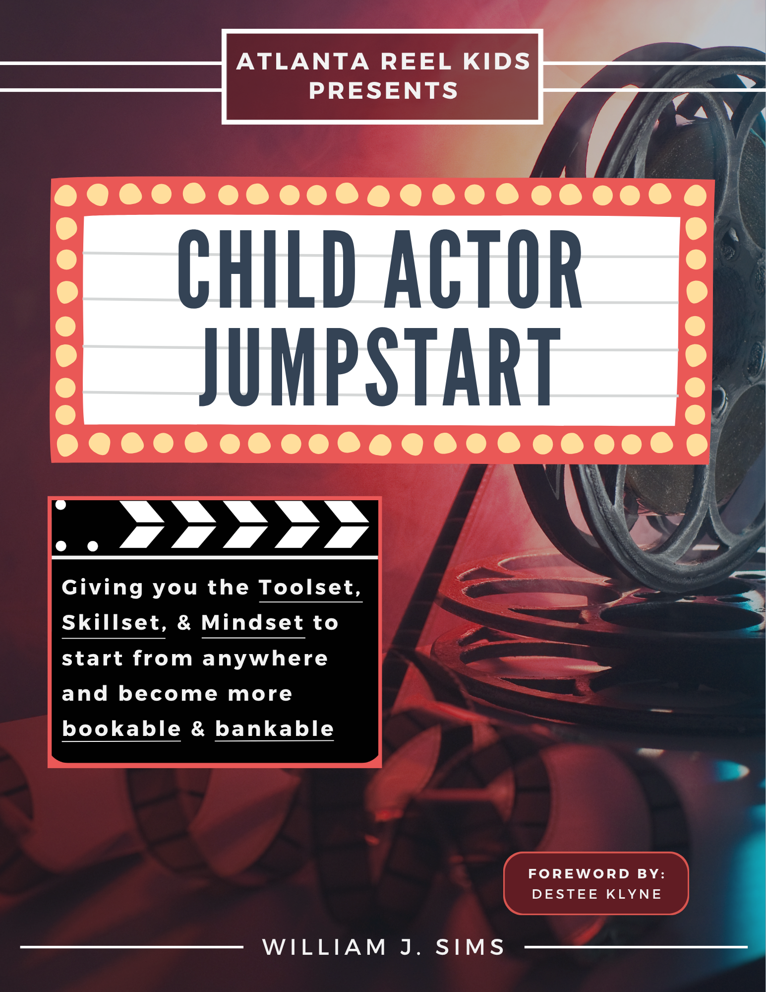 Child Actor Jumpstart is an eBook written by William J. Sims and Victoria Donchess. With a combined 30 years in the film industry, and both certified as Child Labor Coordinators in the state of Georgia,  they run Atlanta Reel Kids, and online education and networking opportunity for child actors and parents of child actors.