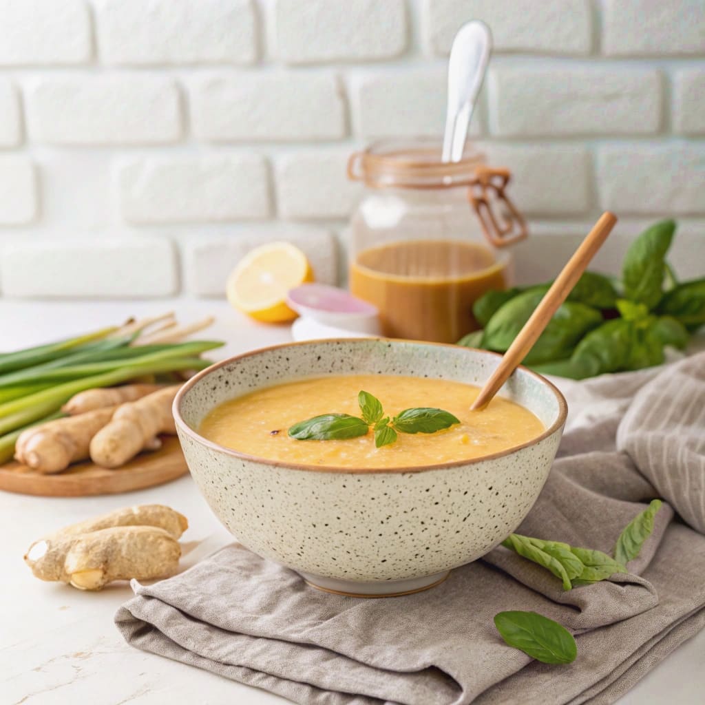 Sauce au lait de coco et citronnelle (pauvre en FODMAP)