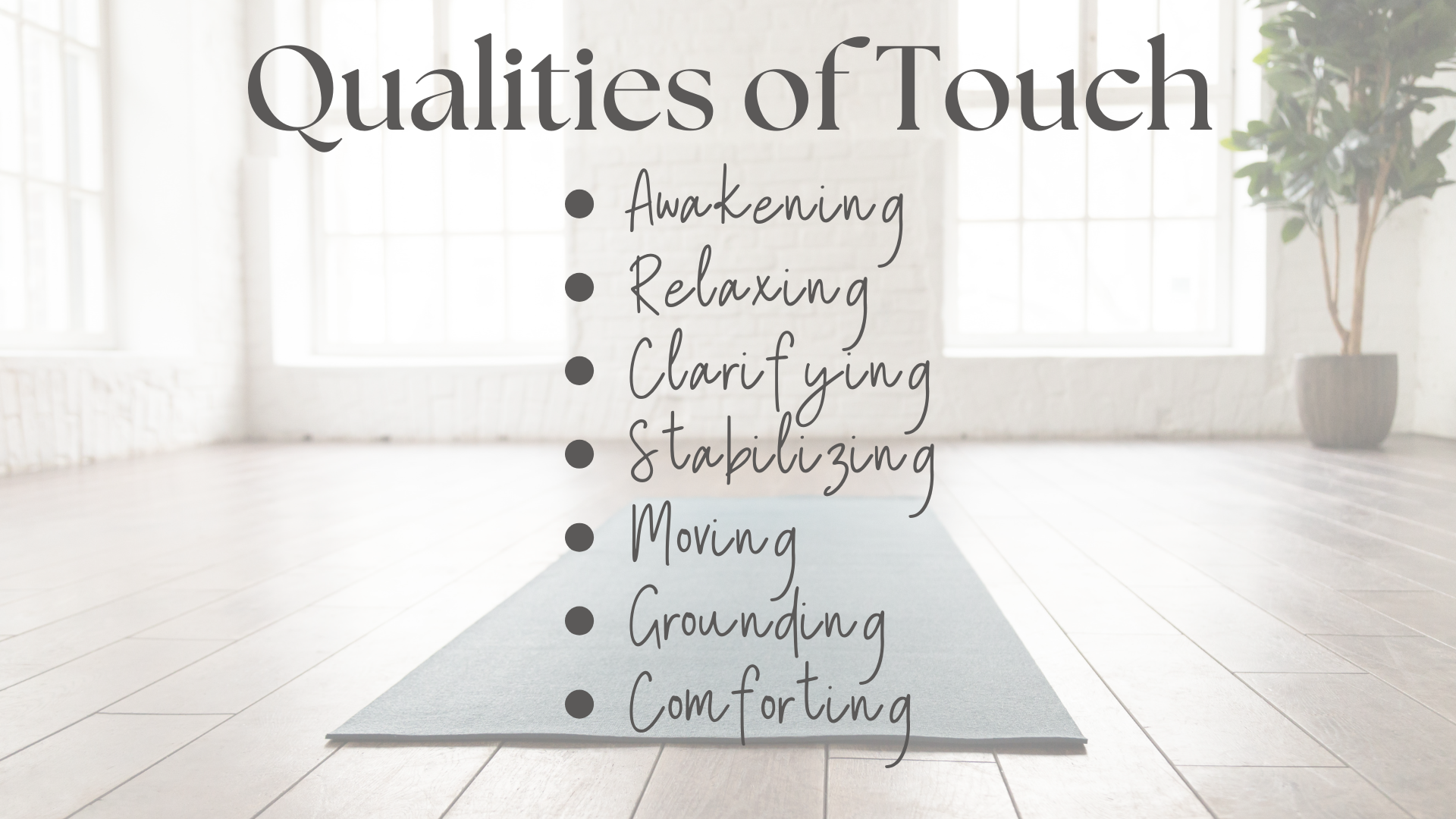 Master Classroom Yoga Touch Techniques Now