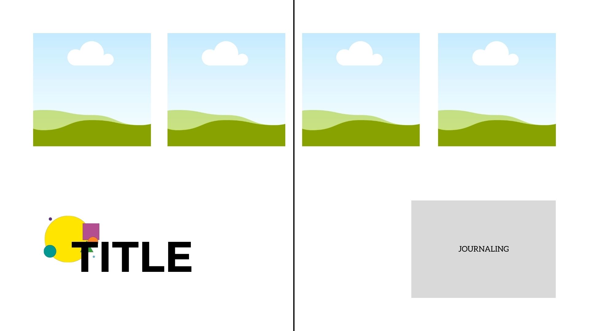 White space layout example, www.thescrapbookschool.com